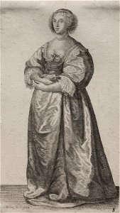 Wenceslaus Hollar (Bohemian, 1607-1677) - The Several Habits of English Women, from the Nobility to the Country Women as they are in these tim - 1939.600 - Cleveland Museum of Art