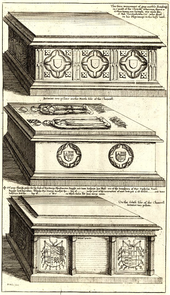 Wenceslas Hollar - Throckmorton (monument)