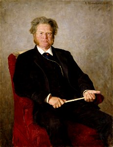 Erik Werenskiold - Portrait of the Poet Bjørnstjerne Bjørnson - NG.M.00337 - National Museum of Art, Architecture and Design