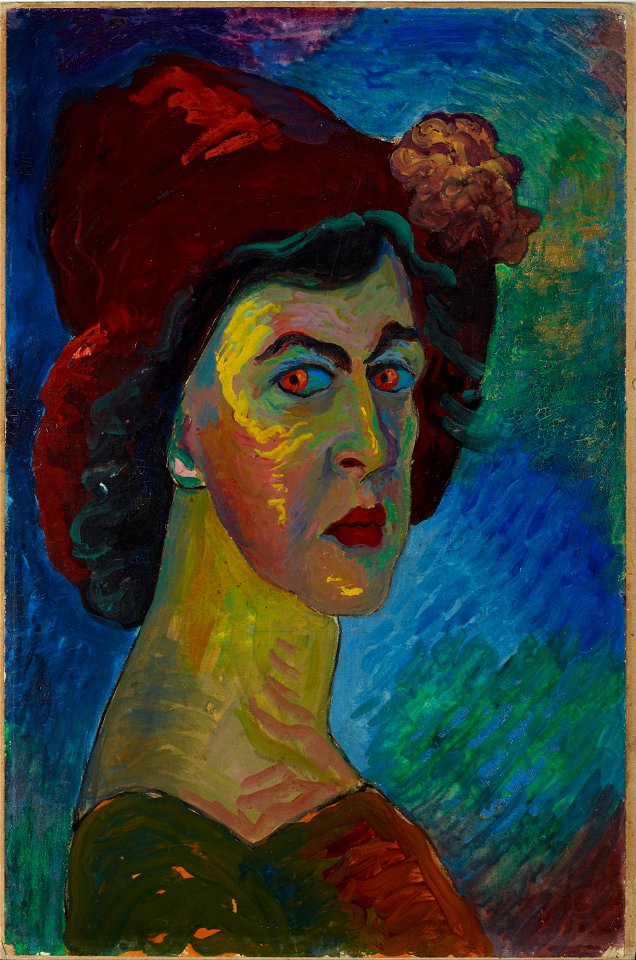 Werefkin, Marianne von - Selfportrait I - Google Art Project