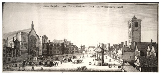 Wenceslas Hollar - Westminster Hall (State 3)