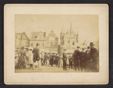 Wereldtentoonstelling van het Hotel- en Reiswezen op de Museumterreinen (Museumplein). Het Oud-Hollands stadje, Afb ANWZ00438000001