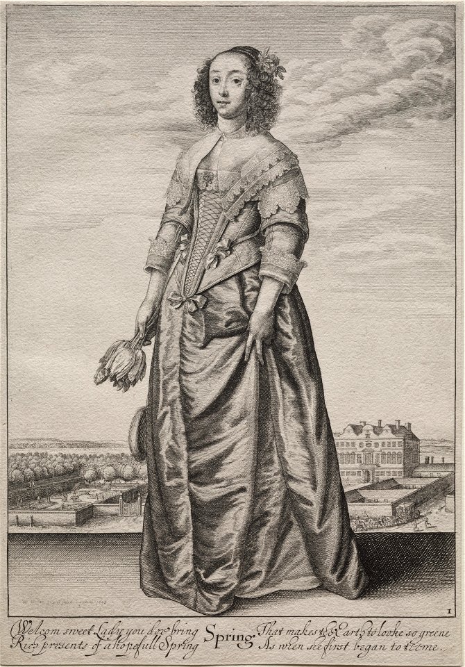Wenceslaus Hollar (Bohemian, 1607-1677) - The Seasons - 1959.317 - Cleveland Museum of Art