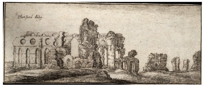 Wenceslas Hollar - Thetford Abbey