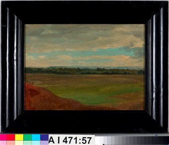 Werner Holmberg - Broad Landscape, Study - A I 471-57 - Finnish National Gallery
