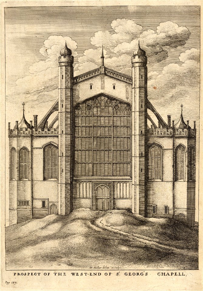 Wenceslas Hollar - Windsor. St George's Chapel. W. end
