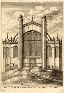 Wenceslas Hollar - Windsor. St George's Chapel. W. end