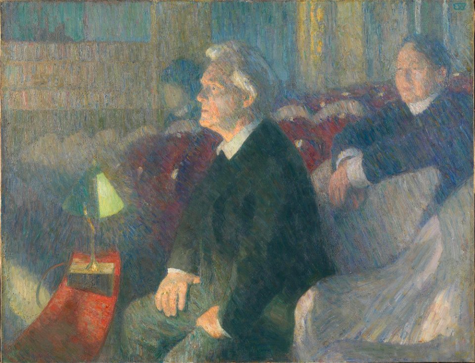 Erik Werenskiold - Portrait of Theater Director Bjørn Bjørnson - NG.M.00946 - National Museum of Art, Architecture and Design