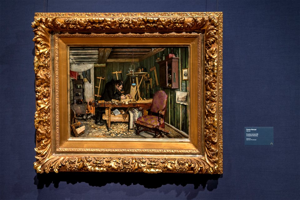 Gustav Wentzel - A Carpenter's Workshop - Et snekkerverksted - IMG 9726aaq