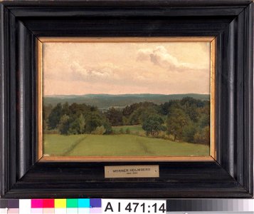 Werner Holmberg - Laaja näköala, harjoitelma - A I 471-14 - Finnish National Gallery