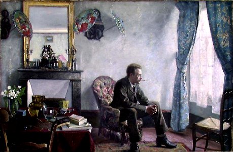 Gustav Wentzel - Interior in Paris - NG.M.04388 - National Museum of Art, Architecture and Design