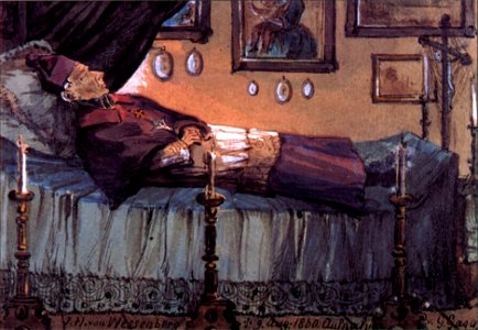 Wessenberg Totenbett 1860