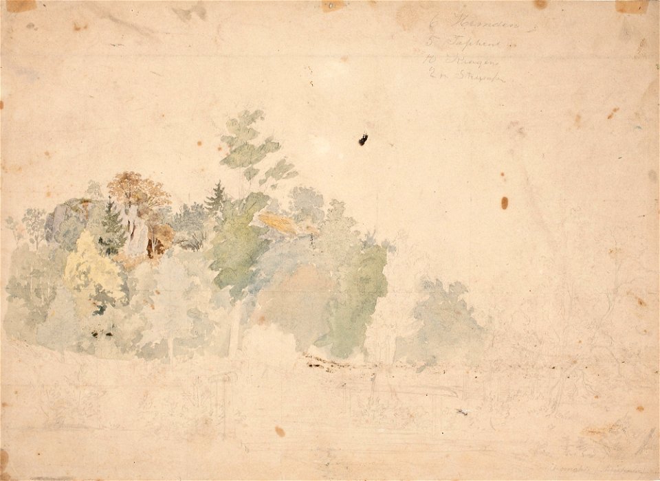 Werner Holmberg - Likomäki Pirkkalasta , keskeneräinen - A I 472-36 - Finnish National Gallery
