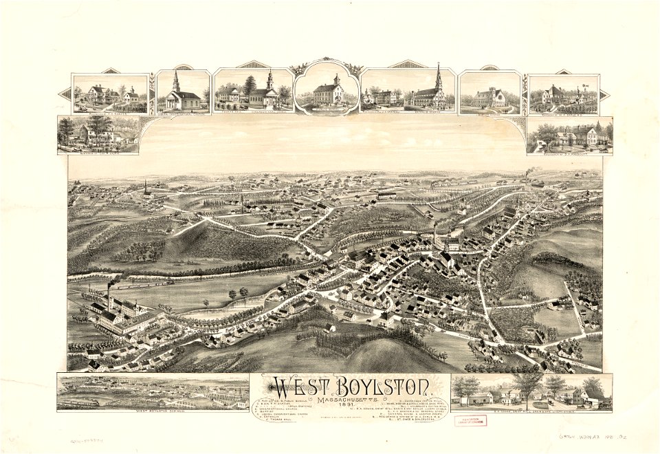West Boylston Massachusetts 1891. LOC 2014593374