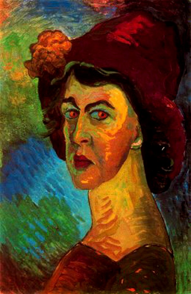 Marianne von Werefkin self-portrait