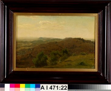 Werner Holmberg - Laaja näköala vuoristosta, harjoitelma - A I 471-22 - Finnish National Gallery