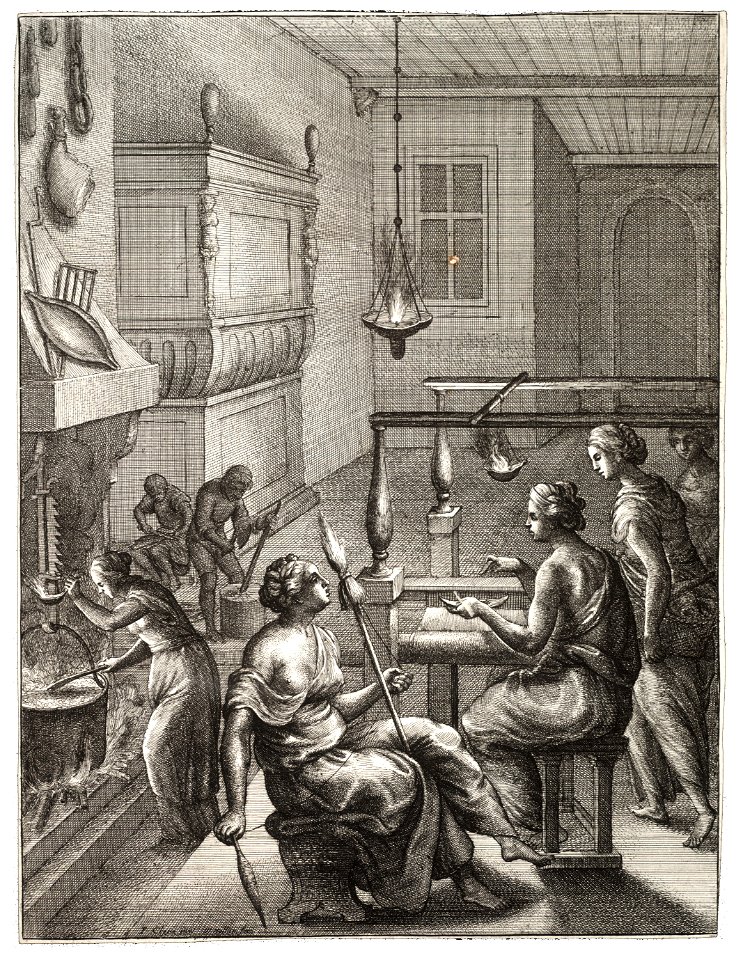 Wenceslas Hollar - Women at work