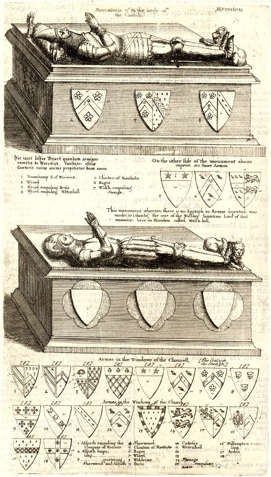 Wenceslas Hollar - Wyard and Walsh (monument) (State 2)