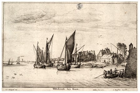 Wenceslas Hollar - Willebroeck bey Boom (State 1)