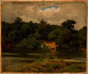 Werner Holmberg - Rantamaisema, harjoitelma - A I 471-24 - Finnish National Gallery