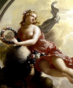 Werff, Adriaen van der - Flora with Putti Strewing Flowers - 1696