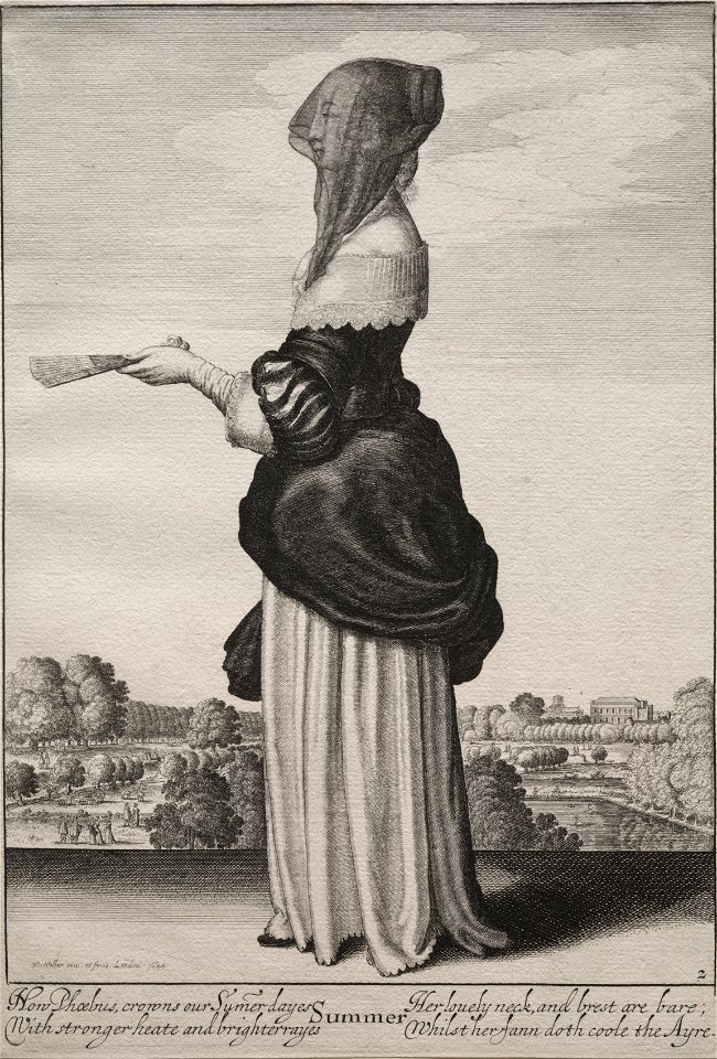 Wenceslaus Hollar (Bohemian, 1607-1677) - The Seasons, Summer - 1959.317.2 - Cleveland Museum of Art
