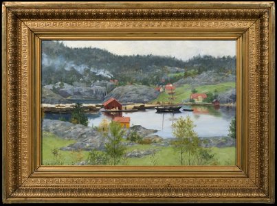 Sofie Werenskiold - Fiord Landscape - NM 6944 - Nationalmuseum