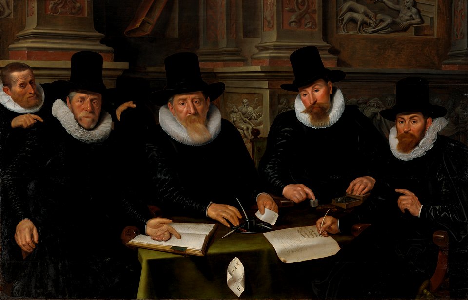 Werner Jacobsz. van den Valckert - De regenten van het Leprozenhuis - SA 7418 - Amsterdam Museum