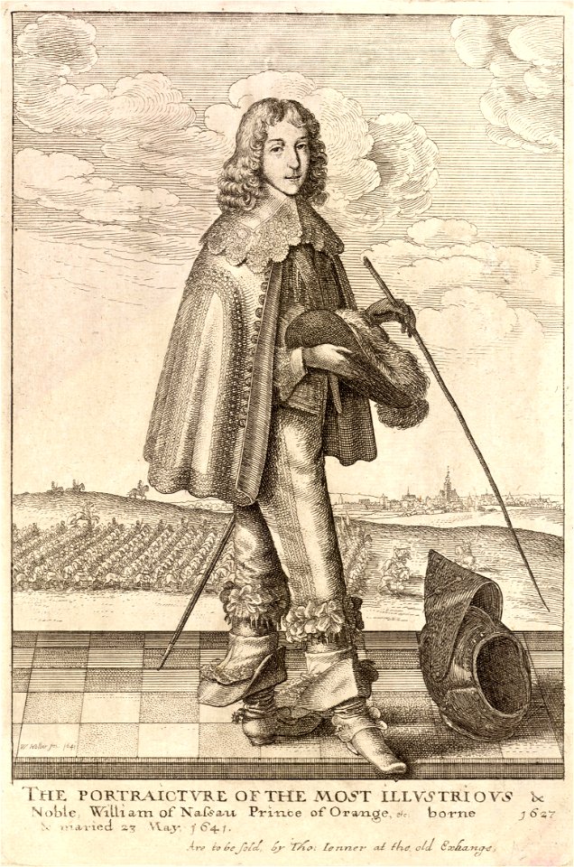 Wenceslas Hollar - William of Orange (State 1)