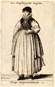 Wenceslas Hollar - Virgo Argentinensis
