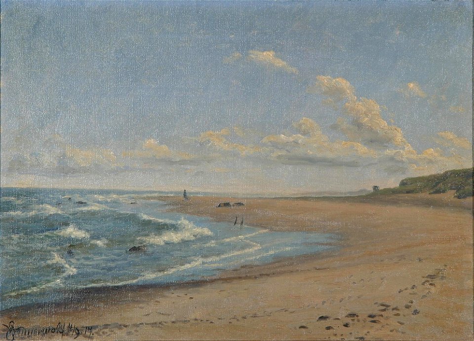 Emil Wennerwald - Morgen ved Hirtshals - 1917