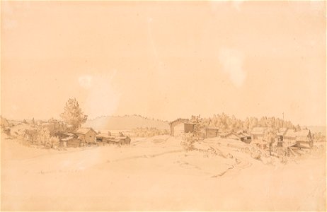 Werner Holmberg - Leppälahden talo Kurussa - A I 470-101 - Finnish National Gallery