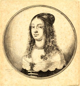 Wenceslas Hollar - Woman with hair parted in centre (State 1)