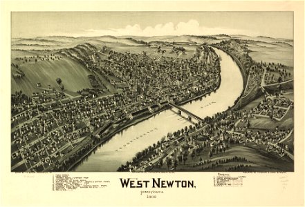 West Newton, Pennsylvania 1900. LOC 75696555