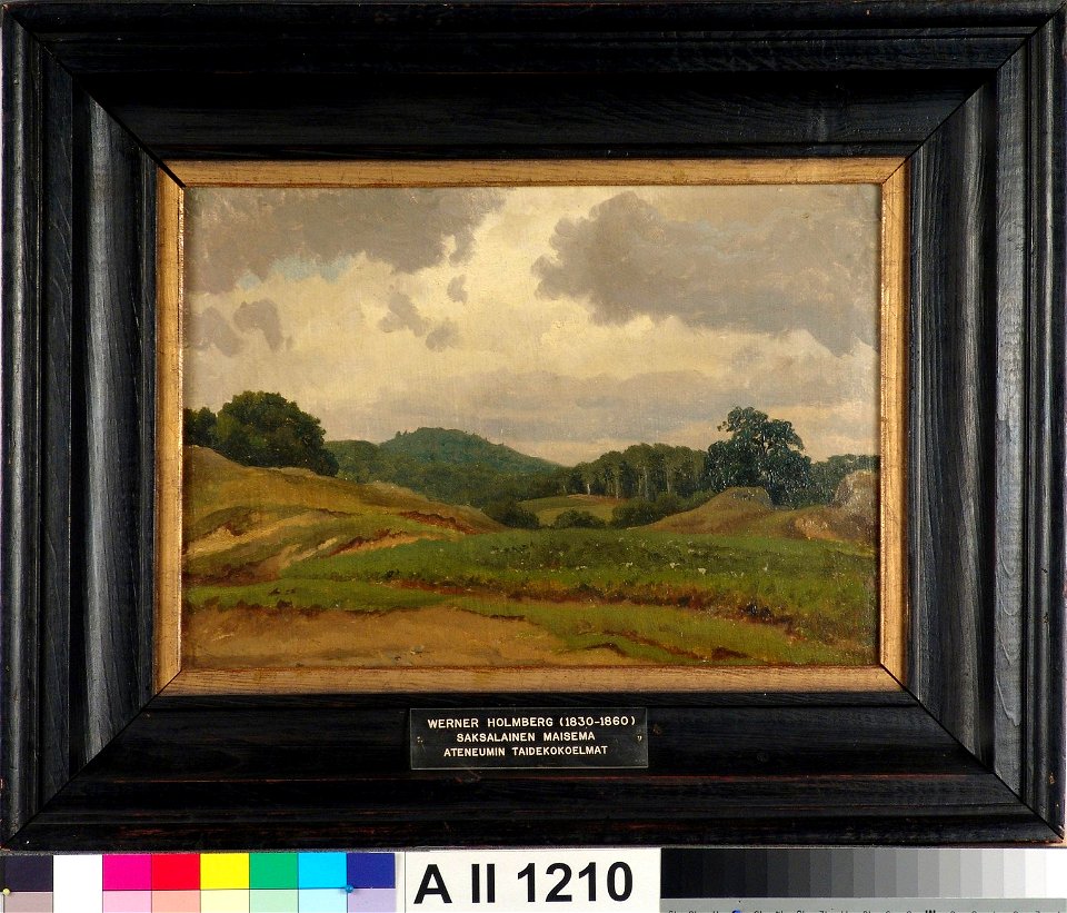 Werner Holmberg - Saksalainen maisema - A II 1210 - Finnish National Gallery