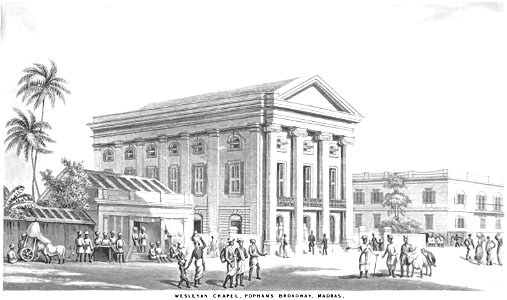 Wesleyan Chapel, Popham's Broadway, Madras (January 1848, p.1, V) - Copy