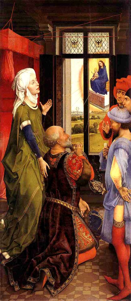 Weyden Bladelin Triptych left wing