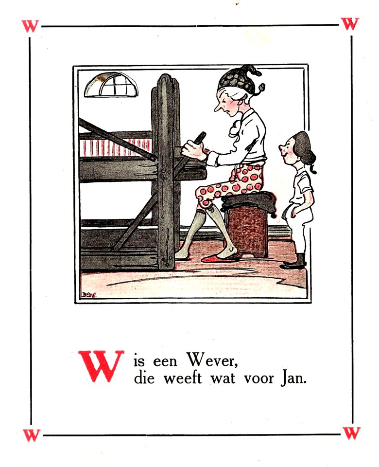 Wever uit A dat is Aafje (1918) van Bas van der Veer