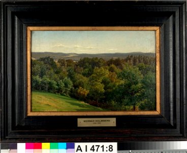 Werner Holmberg - Näköala vuorelta, harjoitelma - A I 471-8 - Finnish National Gallery