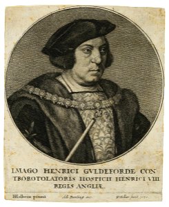 Wenceslaus Hollar - Portrait of Sir Henry Guildford - Google Art Project