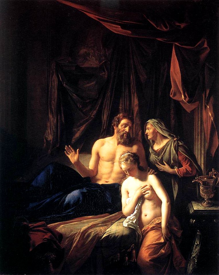 Adriaen van der Werff Sarah presenting Hagar to Abraham