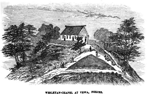 Wesleyan-Chapel at Vewa, Feejee (VII, p.50, May 1950) - Copy