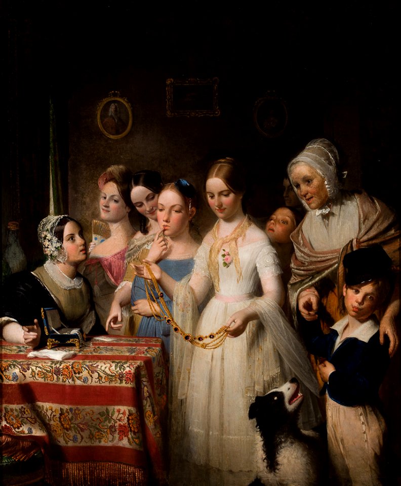 The Present by William Edward West, 1833