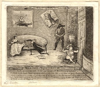 Werter a tragedy for masters and misses' (Anne Merry (née Brunton); Joseph George Holman) by Thomas Cornell