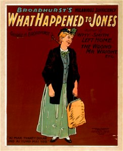 What happened to Jones Broadhurst's hilarious sufficiency - by George H. Broadhurst, author of Why Smith left home, The wrong Mr. Wright, etc. LCCN2014635488