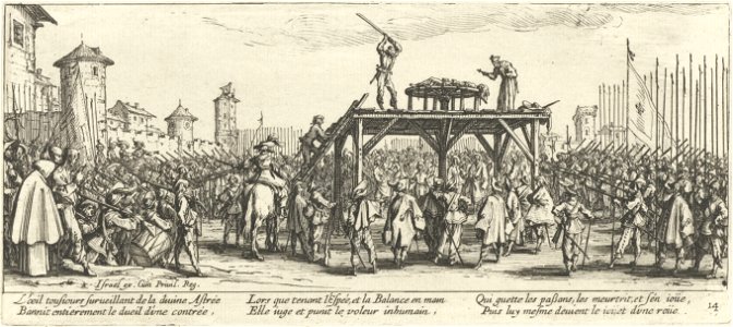 Wheel from The Miseries and Misfortunes of War by Jacques Callot