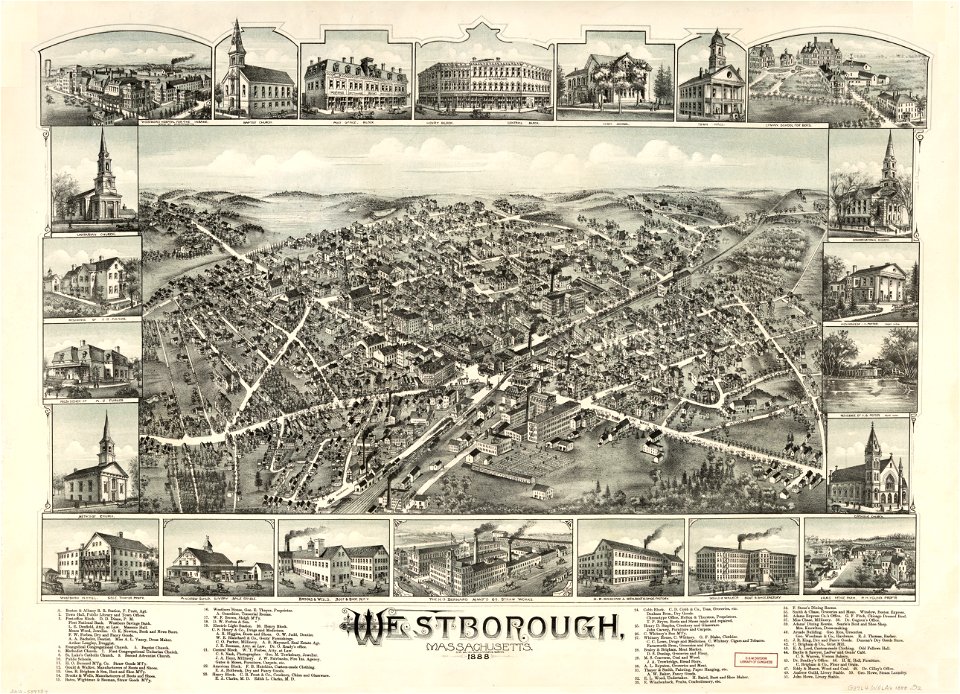 Westborough, Massachusetts, 1888. LOC 2010589384