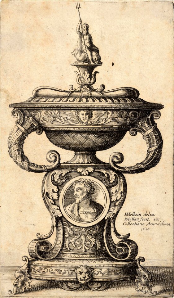 Wenceslas Hollar - Two-handled cup - Free Stock Illustrations | Creazilla