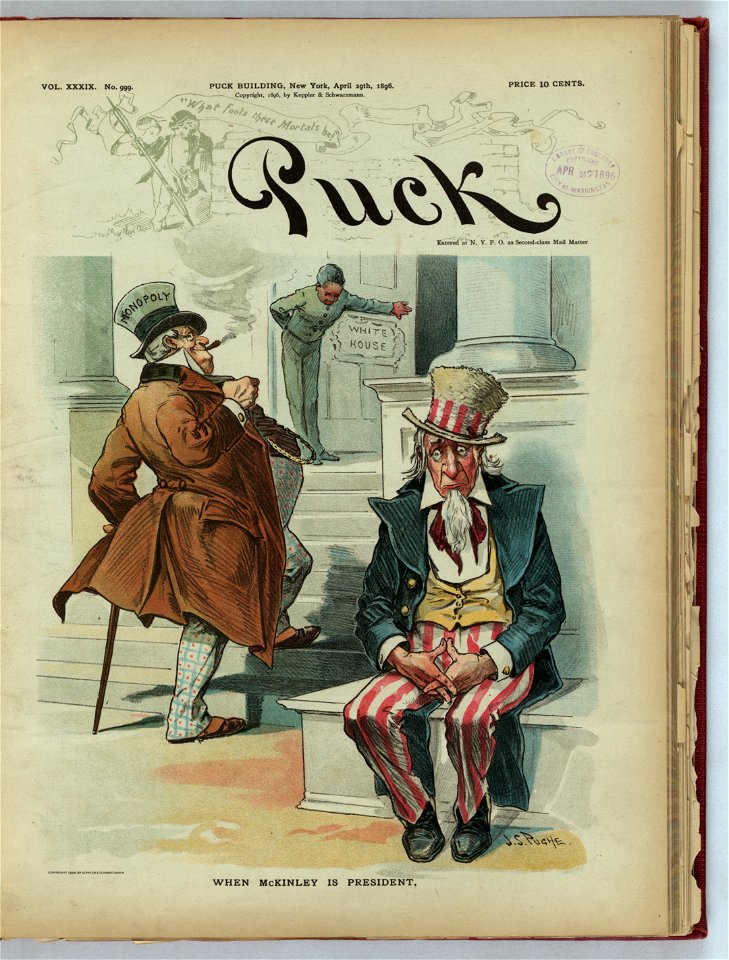 When McKinley is president - J.S. Pughe. LCCN2012648521