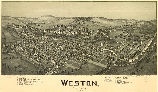 Weston, West Virginia 1900. LOC 75696697